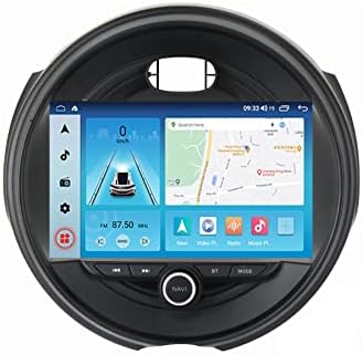 GGBLCS Android 11,0 Кола Стерео 9 Инча QLED IPS с пълен сензорен екран за BMW Mini 2014-2020, GPS Навигация/Bluetooth/