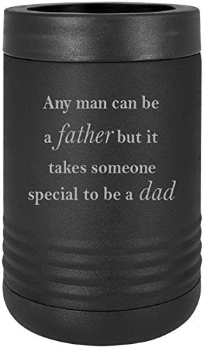 Всеки мъж може да бъде баща, но за да бъде баща, трябва някой специален, Изолиран Титуляр за бирени напитки с Гравиран