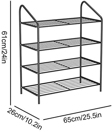 zxb-магазин на съдове за дома 4-Те Нива, Рафтове за обувки Метални стелажи за съхранение да се Настанят до 20 чифта обувки
