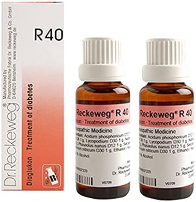 Капки от диабет Dr. Reckeweg R40 (опаковка от 2 броя), по една за всяка поръчка