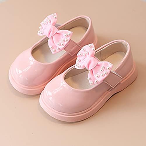 Обувки за малки момичета с цветя модел, Модел обувки Мери Джейн, Обувки на Принцесата с Цветя модел на Нисък Ток за Учебната