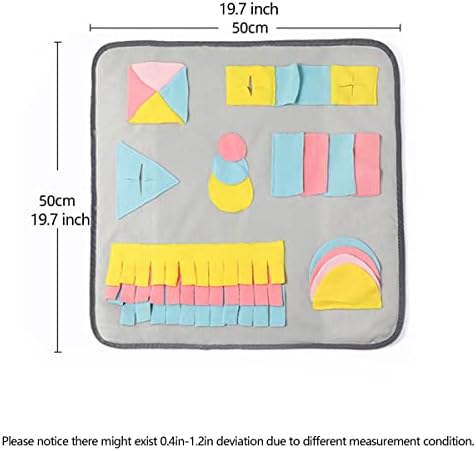 Подложка за нюхания кучета, Развива Физически умения за търсене на храна за хранене на домашни любимци, Подложка за бавното