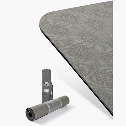 WHYSFX килимче за йога Двойна противоскользящий килимче за йога от ТПЭ, Утолщающий, Increaser, който предпазва от разкъсвания