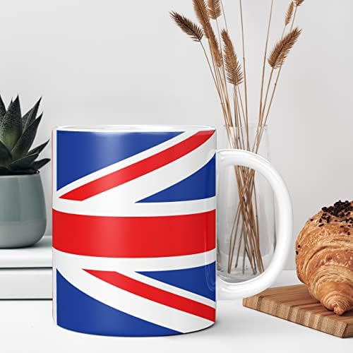 Чаша Чудовище - Флаг Union Jack в пълна опаковка, британски или лондон Сувенир, Подарък за Годишнина - Керамични Кафеена