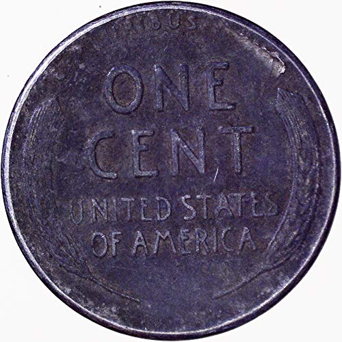1943 Стоманена Линкълн Пшеничен Цент 1C Много Фин