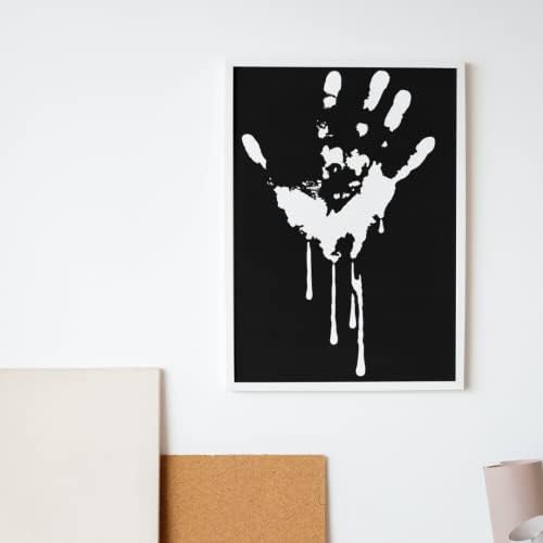 Революционен шаблони за зомби-Апокалипсис Кровоточащая ръка, Най-Винил-големи шаблони за рисуване върху дърво, над платното,