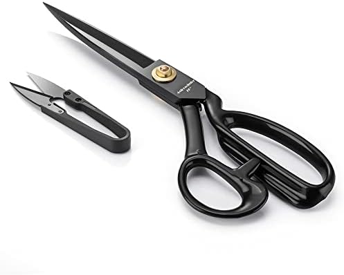 Портновские ножици Astrowinter (10 инча, Черни) - Портновские ножици за шиене на тъкани - Портновские ножица за разкрой