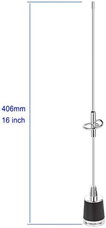 Bingfu Двухдиапазонная UHF 136-174 Mhz 400-470 Mhz Мобилна Радиоантенна NMO Автомобили Радиолюбительская Радиоантенна