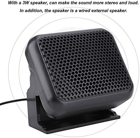 Мини Външен микрофон НСП-100, микрофон за мобилен радио с високоговорители с мощност 3 Вата за автомобилни шунка радио