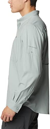 Мъжки дрехи Columbia Silver Ridge Utility Lite с Дълъг ръкав, Ниагара, Голям размер