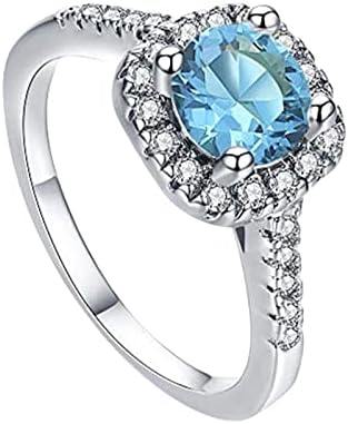 2023 Нови идеи за подаръци, бижута луксозни диаманти, бяло пръстен обручальный камък Пръстен ръчно изработени мъжка мода