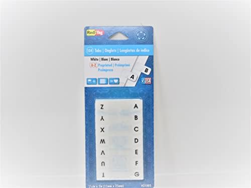 Странични пластмасови самозалепващи висящи A-Z (104 опаковка) [Комплект от 3 броя]