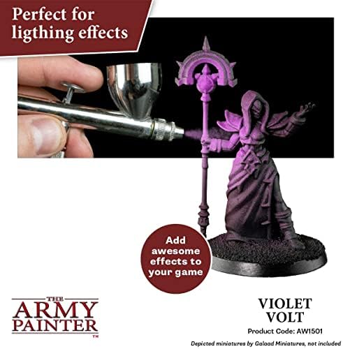The Army Painter Warpaint Air Fluorescent Violet Volt - Акрилна Нетоксичная боя на водна основа с висока пигментация