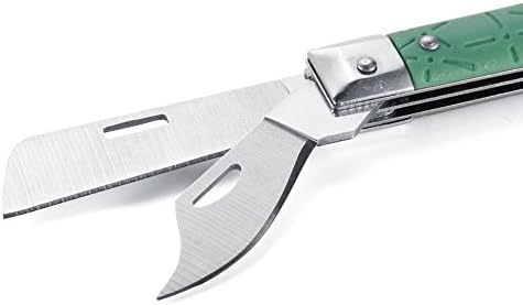 Градински Нож За Подрязване на Ваксинации Yosoo Сгъваем Нож За Присаждане на бъбреците, Разсад, Режещ Инструмент За Имунизации