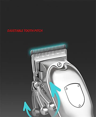 Мъжки професионална безжична машина за подстригване на коса Veeology, мощен тример с led подсветка, USB-акумулаторен