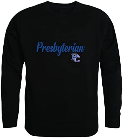 Блузи с кръгло деколте отвътре с надпис W Republic Presbyterian College Blue Hose Script