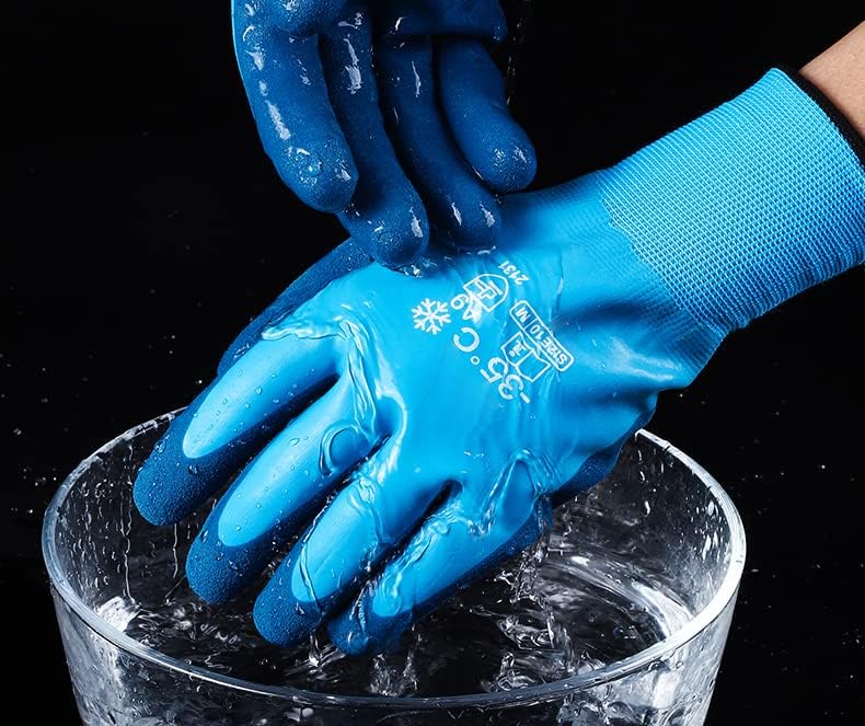 Bogalelon 3 Чифта ръкавици за мъже, работни ръкавици за студено време при ниски температури, мъжки, работни ръкавици,