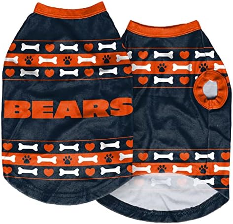 Лек Пуловер за домашни кучета NFL Chicago Bears Размер Пуловери X-Small