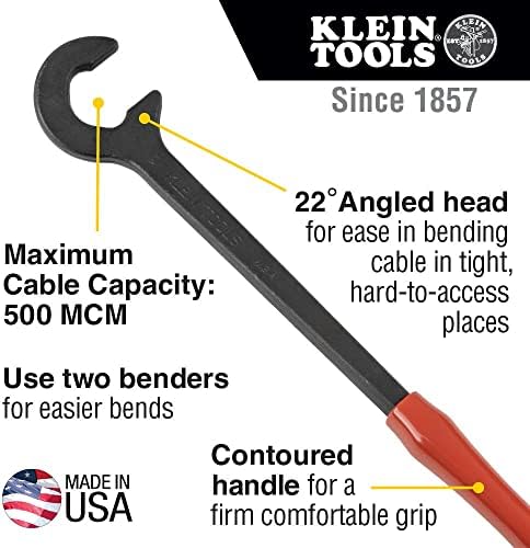 Klein Tools 50402 за огъване на кабела, 14 инча