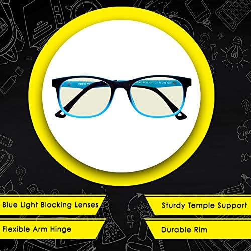 Очила Оптикс 55 Blue Light За Момичета и Момчета-Очилата за компютърни игри - Защита от пренапрежение на очите