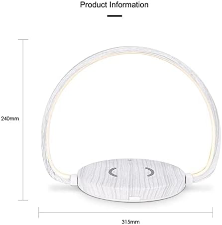 Настолна лампа XBWEI 10 W, Безжична Зареждане Бързо Зареждане на USB Зареждане Нощни лека нощ за Спалня (Цвят: E)