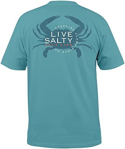 Мъжки t-shirt Salt Life Chesapeake Живот с кръгло деколте и къс ръкав