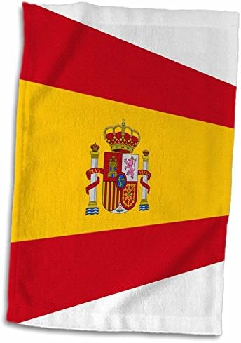 Триизмерно изображение на знамето на Испания в модерен стил - Кърпи (twl-171696-3)