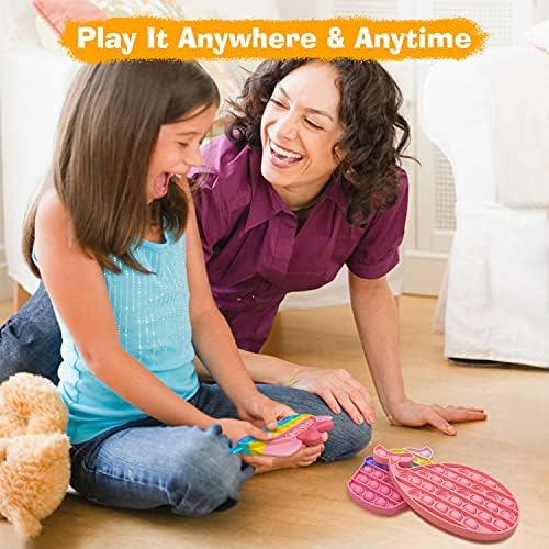 Играчка-Непоседа AKUDY Push Pop Bubble, Сензорни Играчки-Неспокойни за деца и възрастни, От една страна по-Силно се Спукат