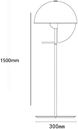 ZHYH Nordic Лампиона е Просто Домашен Деко, Стоящ Лампа Лампа за Спални Метална Поставка за Отделно Стоящи Лампи за Дневна