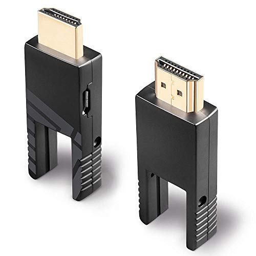 Хибриден оптичен кабел LINDY Micro HDMI 2.0 18G с жак преобразуване HDMI / DVI, 30 м (номер на модела: 38322)