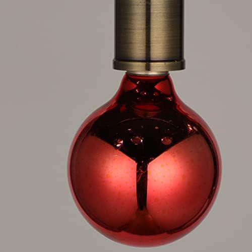 Lxcom Осветление 2 led лампи Edison Firework 4 W G95 с 3D ефект Фойерверки, Led лампа, Глобус, Декоративна Атмосфера,