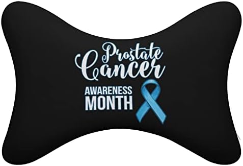 Информираността за рака на простатата Синята Лента на Автомобилната въздушна Възглавница За Врата 2 БР Дишаща Възглавница