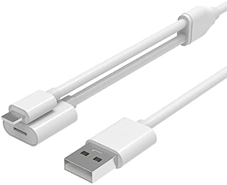 Кабел-адаптер за зарядно устройство Smart Pencil 2-в-1. Интерфейсен кабел за зареждане на горивна i OS, 1 бр., изработен