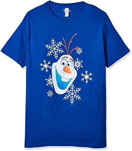 Мъжка тениска Дисни Frozen Олаф Шапка с надпис Замразени Олаф