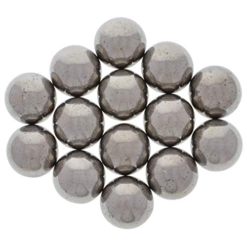 Хипнотични скъпоценни камъни: 20 бр. сребърни магнитни гематитовых топки с размери 1 инч - Обемни керамични феритни магнити