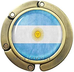 Кука за чантата си ръчно изработени Снимка Стъклен Купол Хартата на Аржентина Очарованието на Ръчно изработени Стъклени