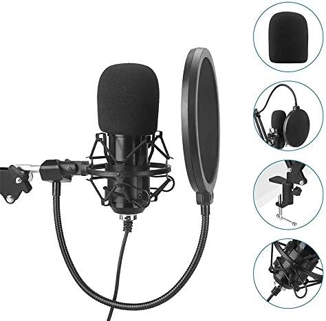 ZPLJ Влакчета USB 192 khz/24 bit Комплект микрофони за записване на подкасти Професионален Микрофон студиен микрофон