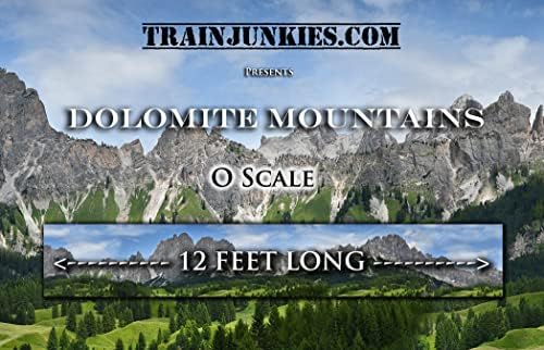 Фон модели на железопътна Доломитовых планина (O Мащаб)