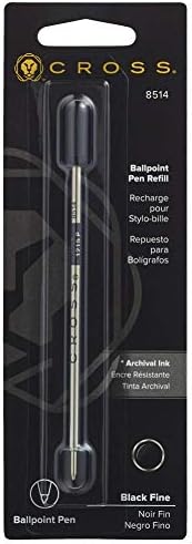 Химикалка писалка с кръстосани дресинг Standard Fine Black Ref 8514 [Опаковка от 6 броя]