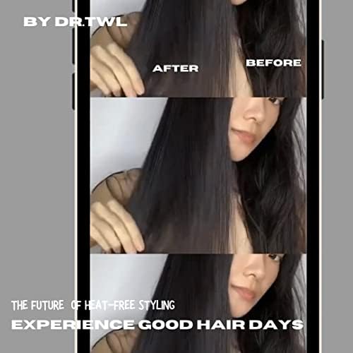 Четка за Изправяне на коса Dr TWL, Преси за коса Без нагряване и Химикали, Четка за коса срещу Резба, Самозаряжающиеся
