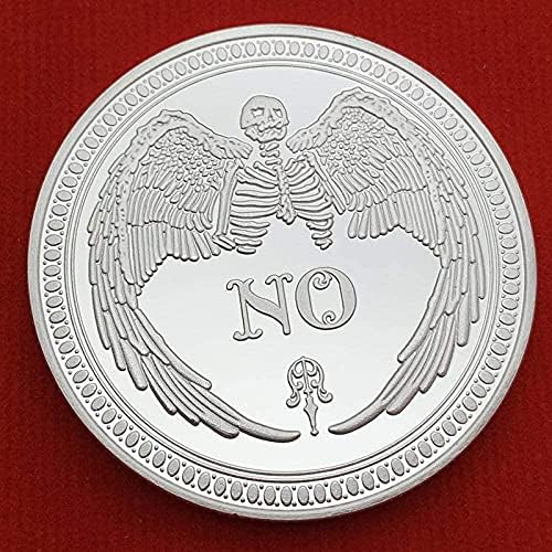 Монета на Повикване 1937 Скитник Ангел Черепът, Короната на Стара Мед Сребро Стара Възпоменателна Монета са подбрани