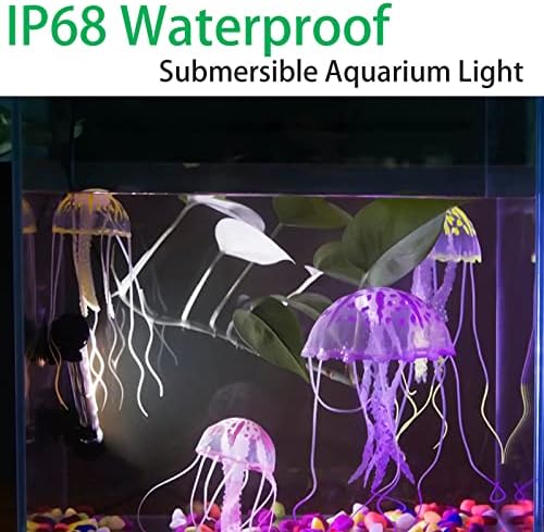 Led Лампа за Аквариум, Лампа за аквариум с дистанционно управление, Промяна на цвета RGB, с Регулируема яркост, IP68