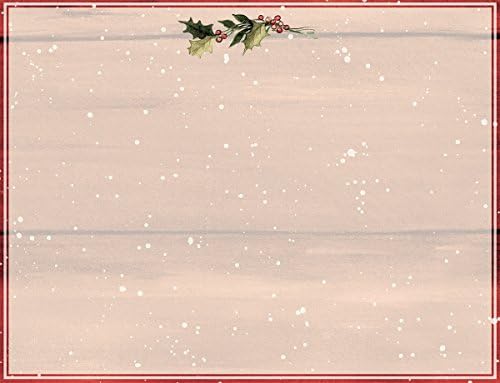 Коледни картички LANG Весела Коледа от Сюзън Уингет, 18 картички с 19 конвертами и красива зимна дизайн, идеални за разпространението