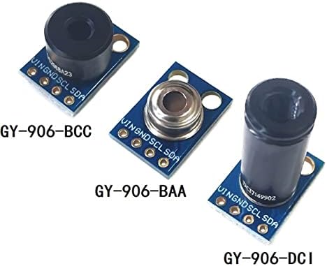 ZYM119 GY-906 MLX90614ESF Нов модул безконтактен датчик MLX90614, съвместима печатна платка (Цвят: 906-БКК)