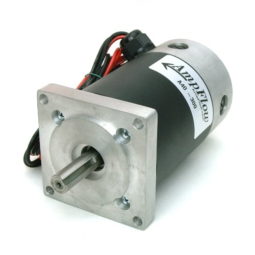 Електрически двигател AmpFlow A40-300 с четка, 12, 24 или 36 Волта dc, 4000 об/мин