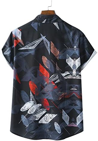UBST 2022 Нови Летни Мъжки Хавайски Ризи с Къс ръкав, Блузи с Леопардовым Шарките и Тигър, Свободна Плажна Риза Свободно