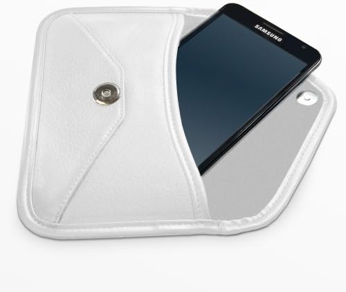 Калъф BoxWave, който е Съвместим с Честта Play 4T Pro (Case by BoxWave) - Луксозни Кожена чанта-месинджър, чанта-плик