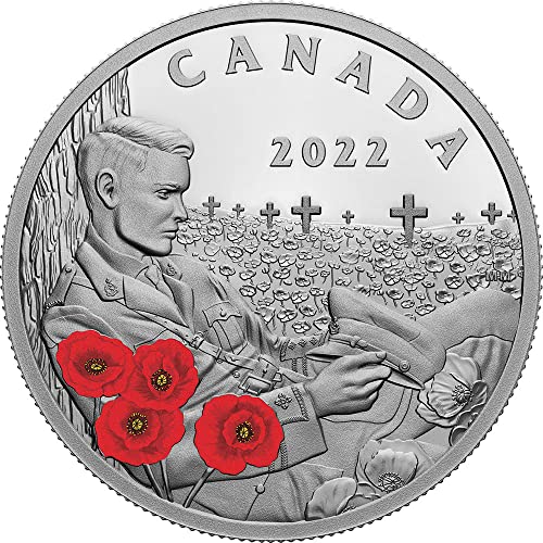 2022 DE Модерна Възпоменателна Сребърна монета PowerCoin за Ден на памет за 20$ Канада 2022 Proof