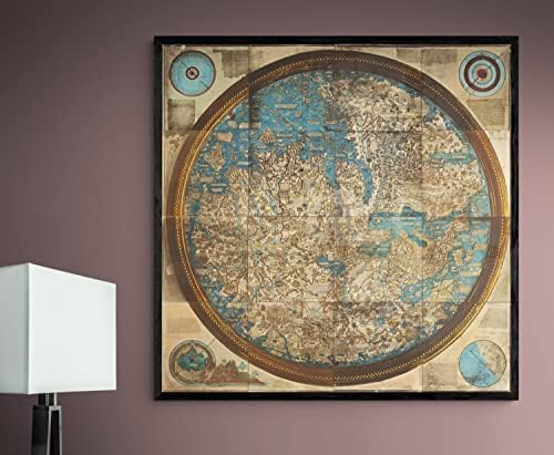 Фра Мауро Гигантска Средновековната карта на Света, Mappa е Съвместима с Mundi е Съвместима с Древен Стария Свят е Съвместима