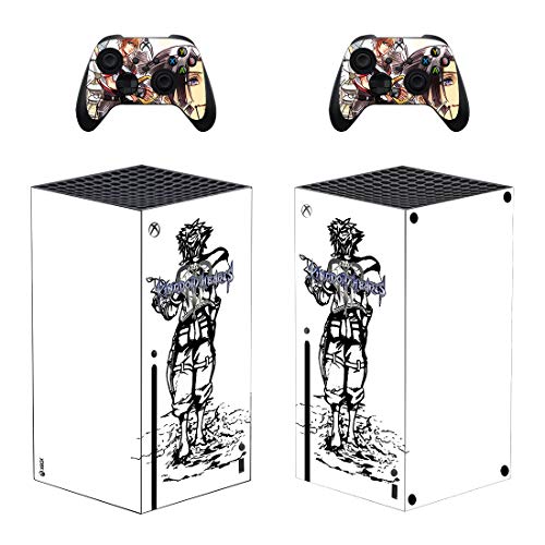 Kingdom Hearts Набор от Скинове Xbox Series X, Пълни Лицеви Панели, Кожата Конзола и контролер, Етикети-прозорец винетка